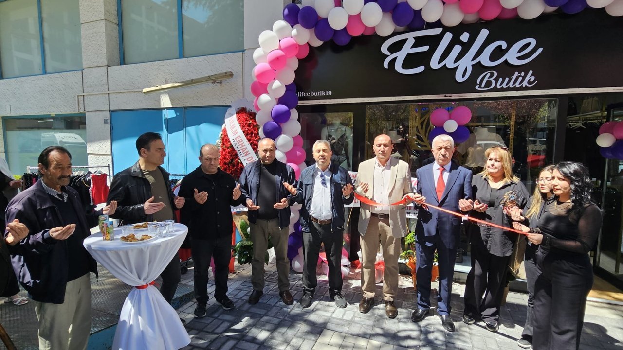 “Elifce Butik” Çorum’da açıldı