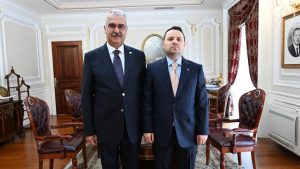 Ahlatcı’dan Bakan Akın Gürlek’e ziyaret